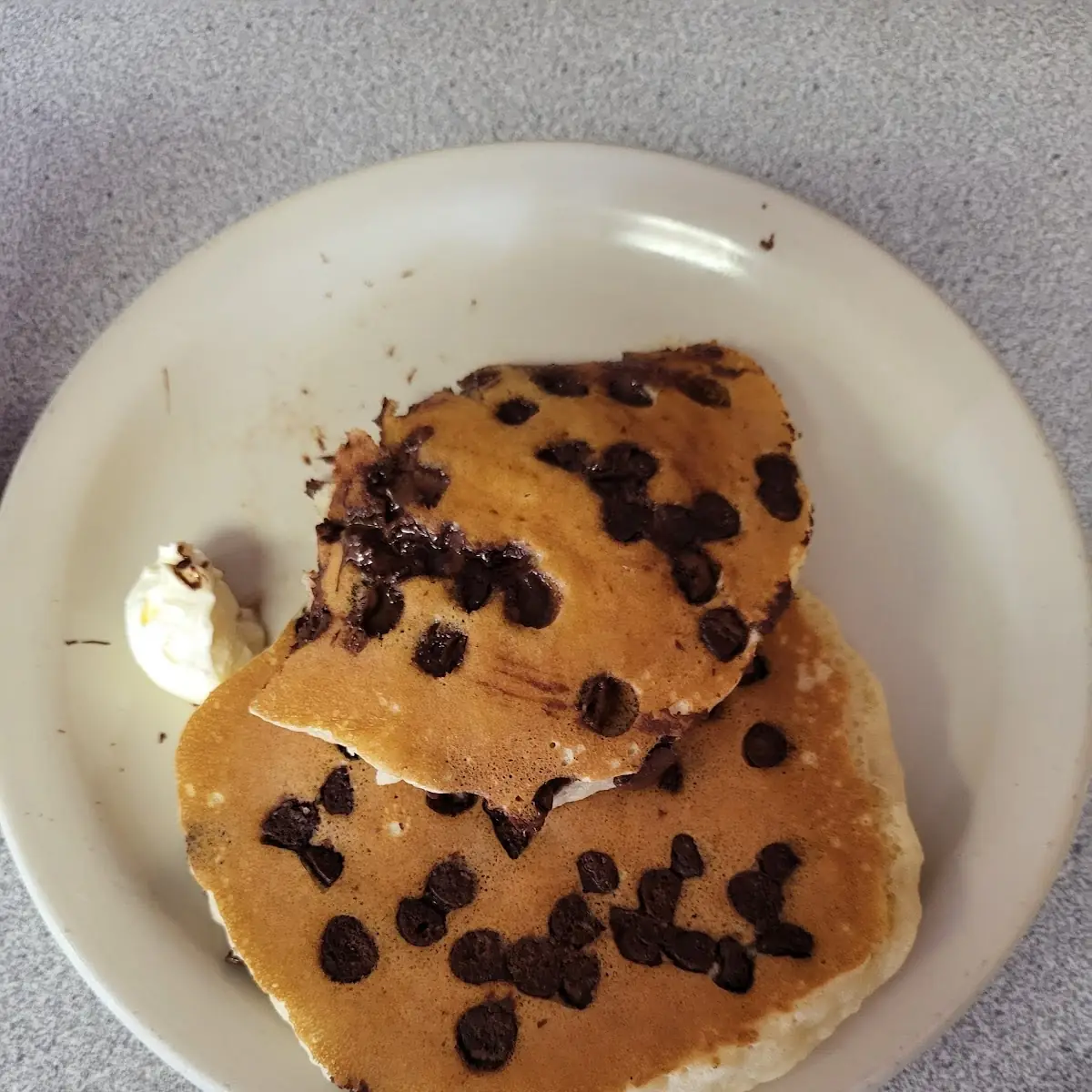 Choco-Chip Pancakes Yummm
