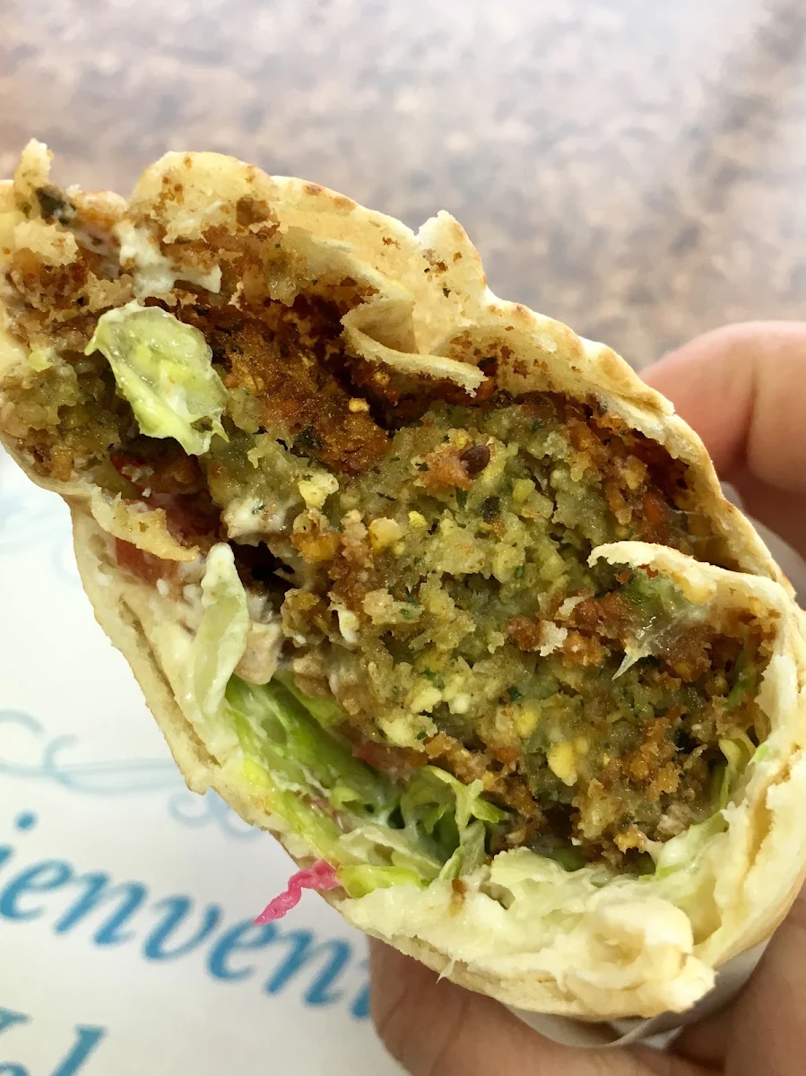 Crunchy Falafel Sandwich, Shawarma House