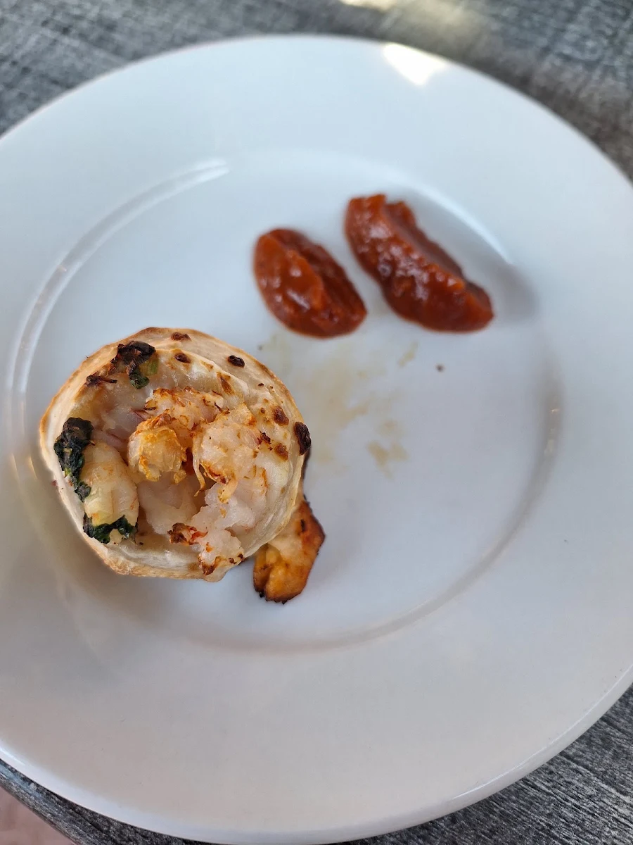Bouchées Crevettes Épinards