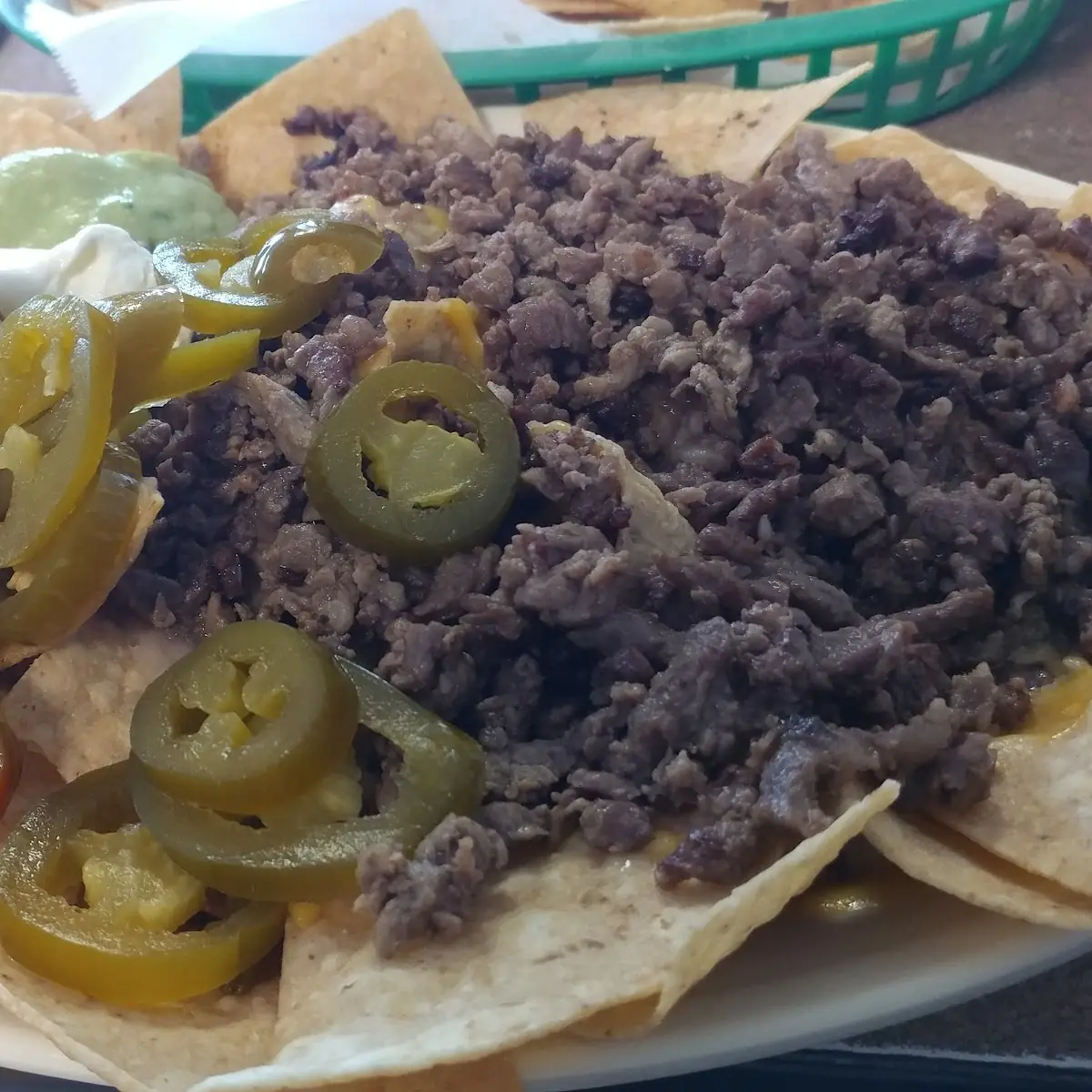 Nachos Supreme with Beef