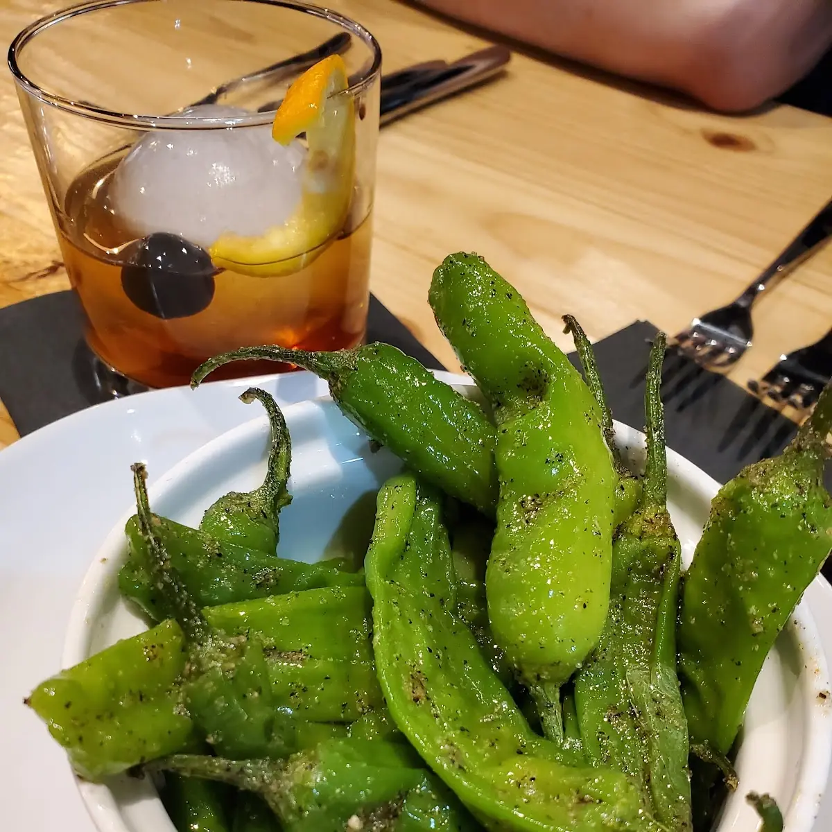 Old Fashion and Shishido Peppers