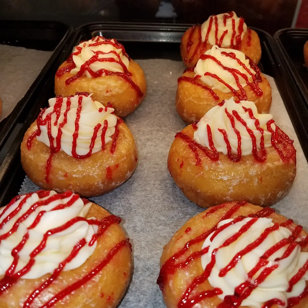 Raspberry Cheesecake Donuts