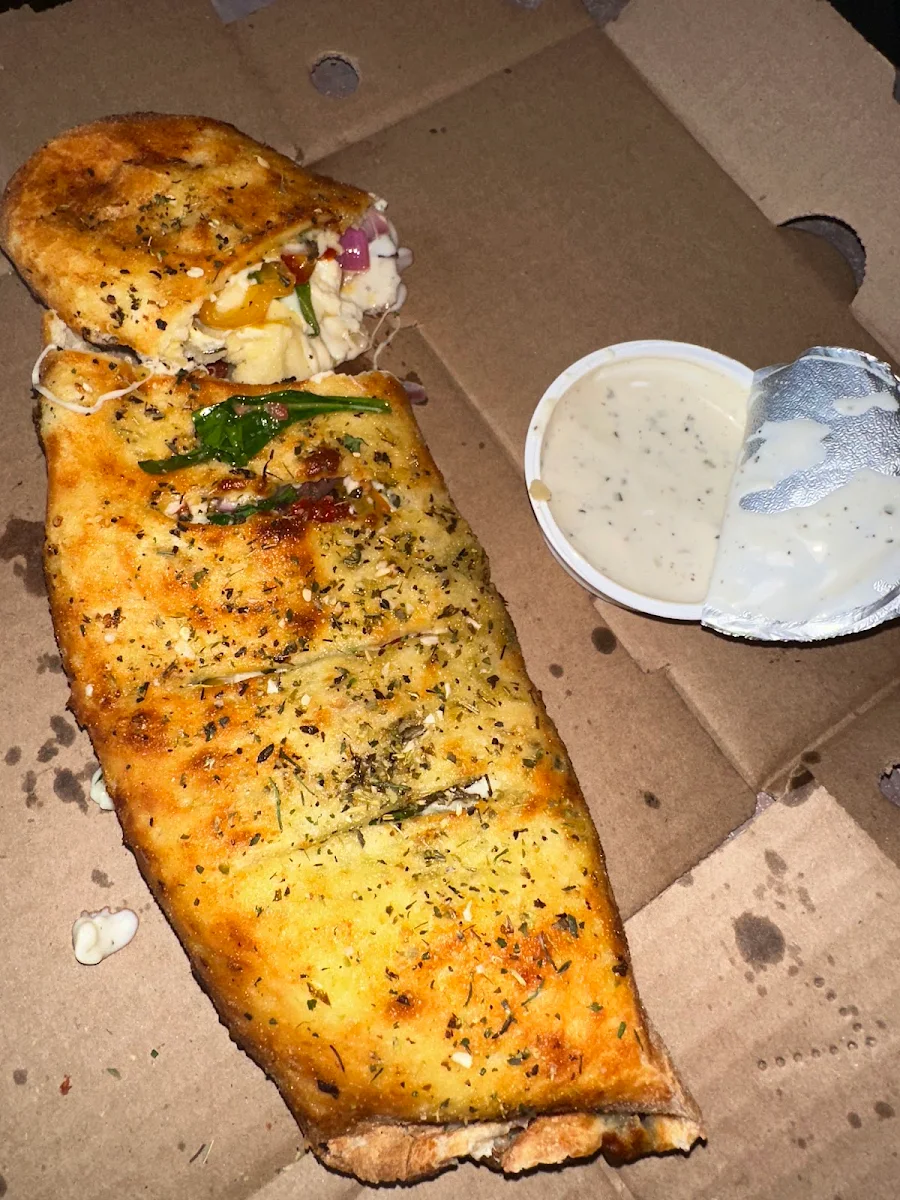 Smokey BBQ Chicken Stromboli, Pizza Pizza