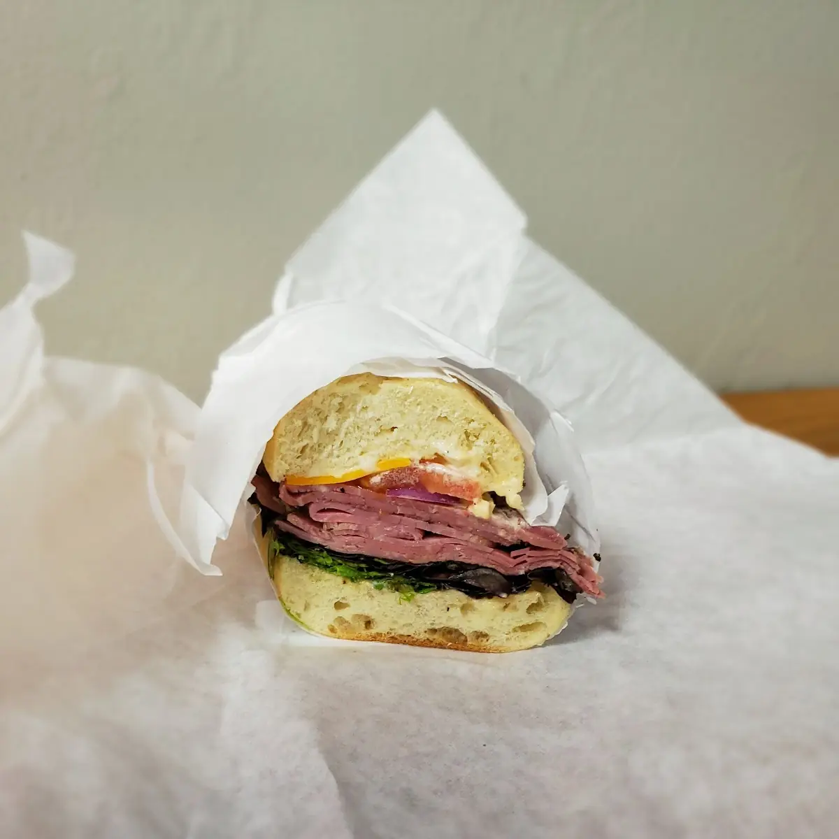 Pastrami and Cheese Sub