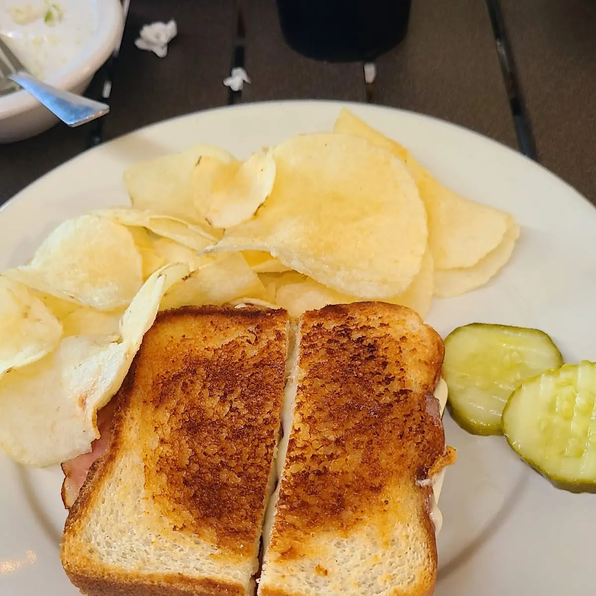 Grilled Ham and Cheese Sandwich