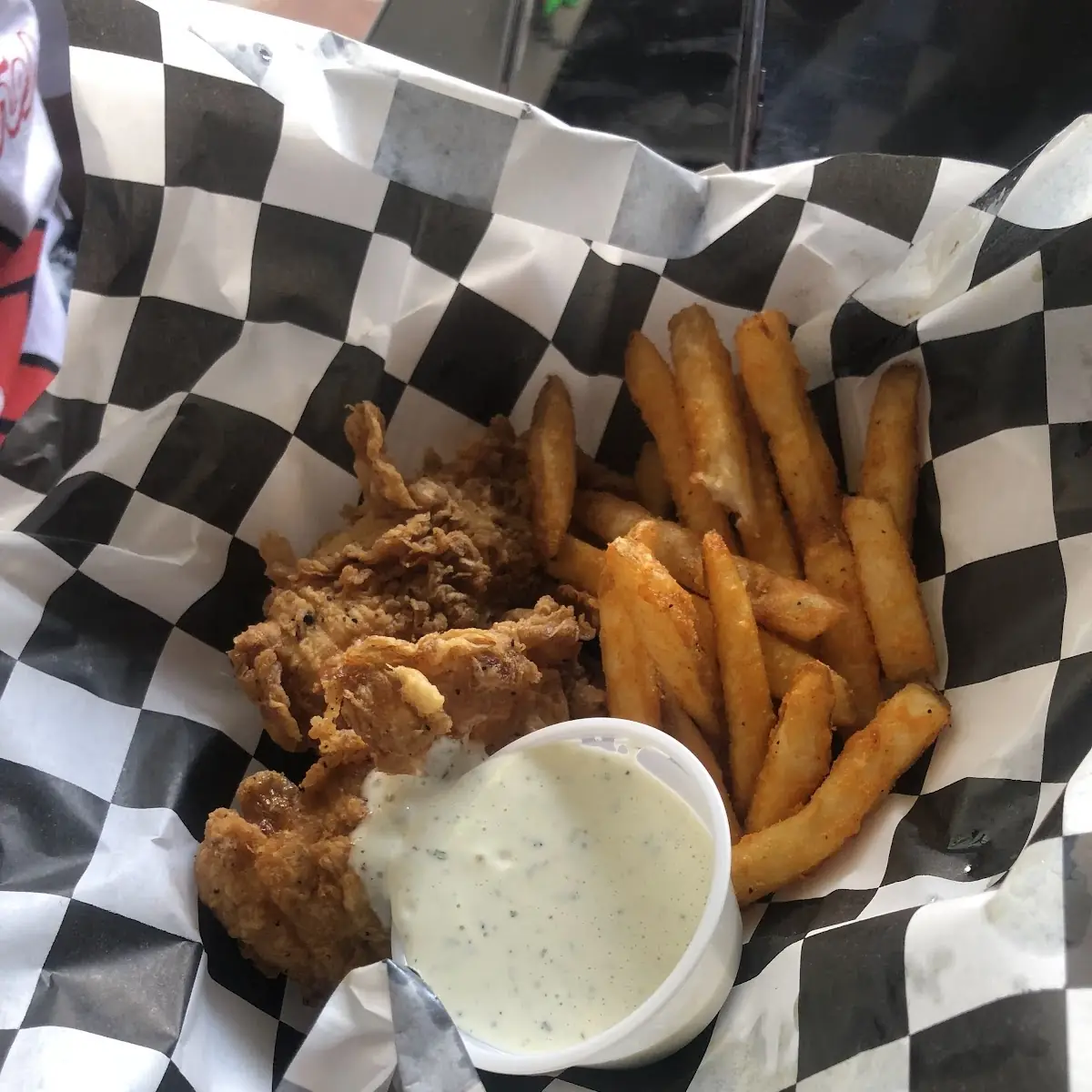 Kids Chicken Strips and Fries