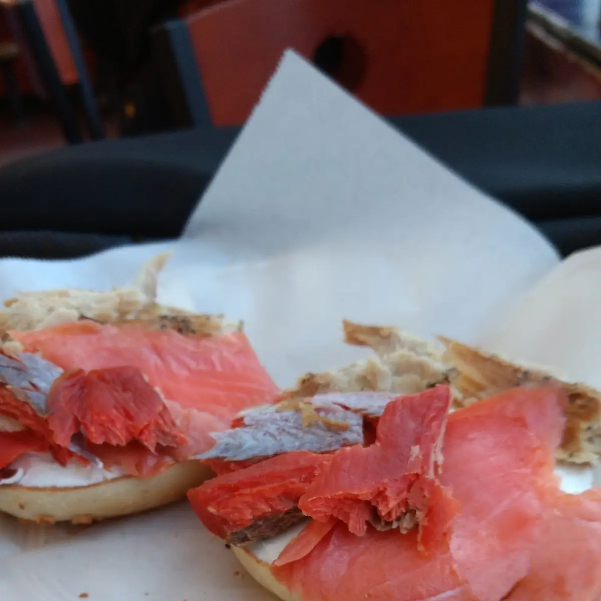 Seafood Combo Bagel
