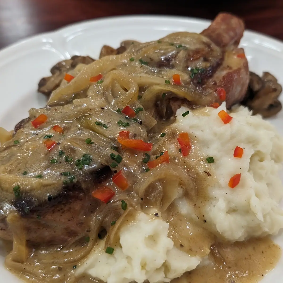 Smothered Pork Chop
