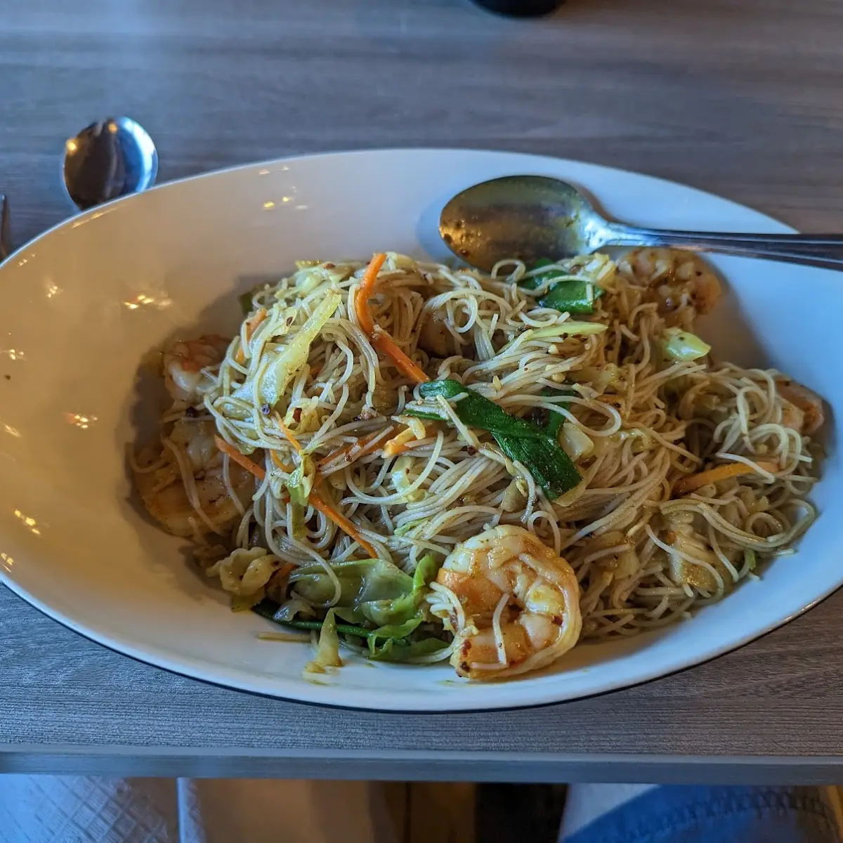 Singapore Rice Noodle w Shrimp
