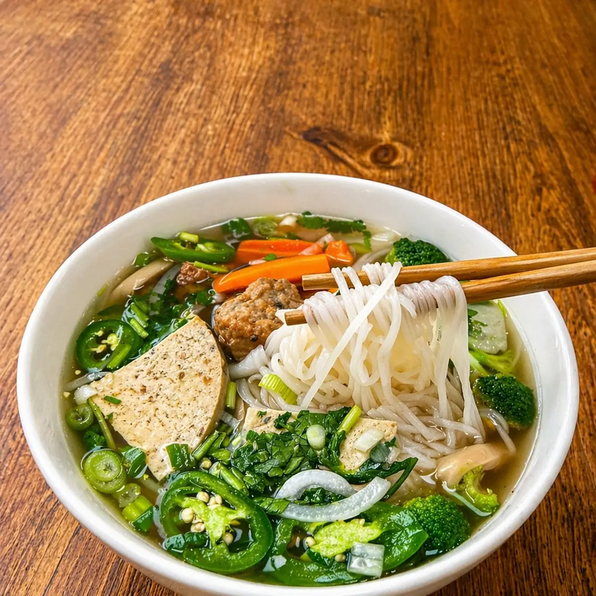 Vegan Pho Noodle Soup Phở Chay