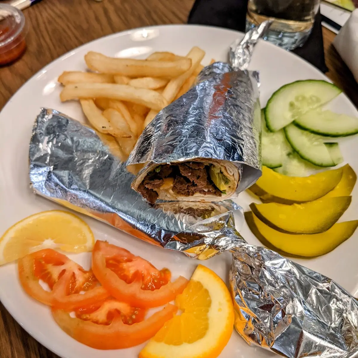 Beef Shawarma Wrap