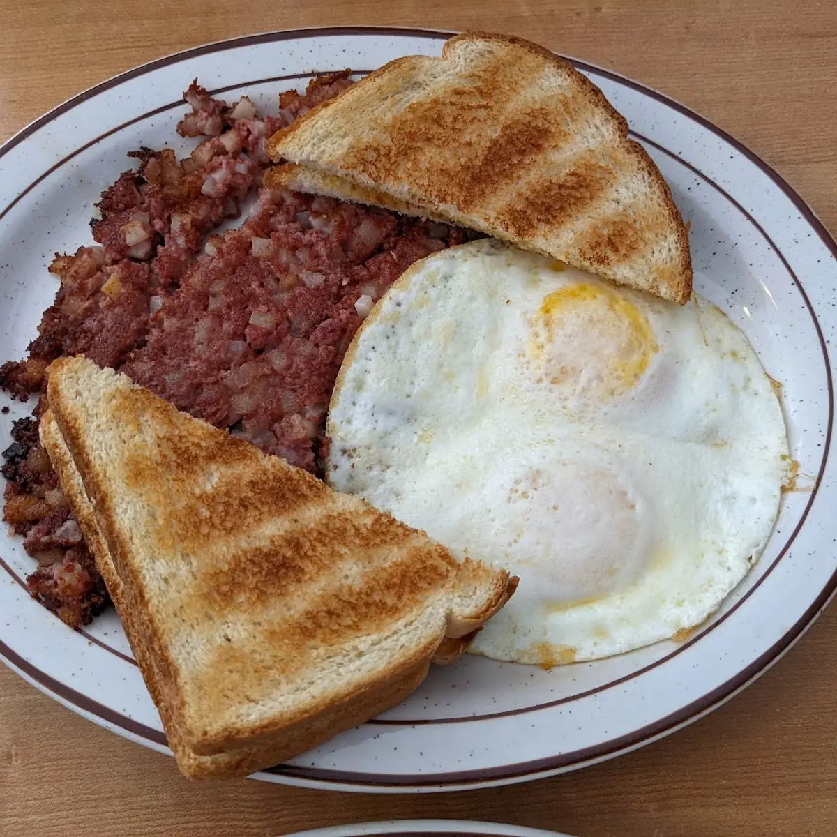 Corned Beef Hash and Eggs