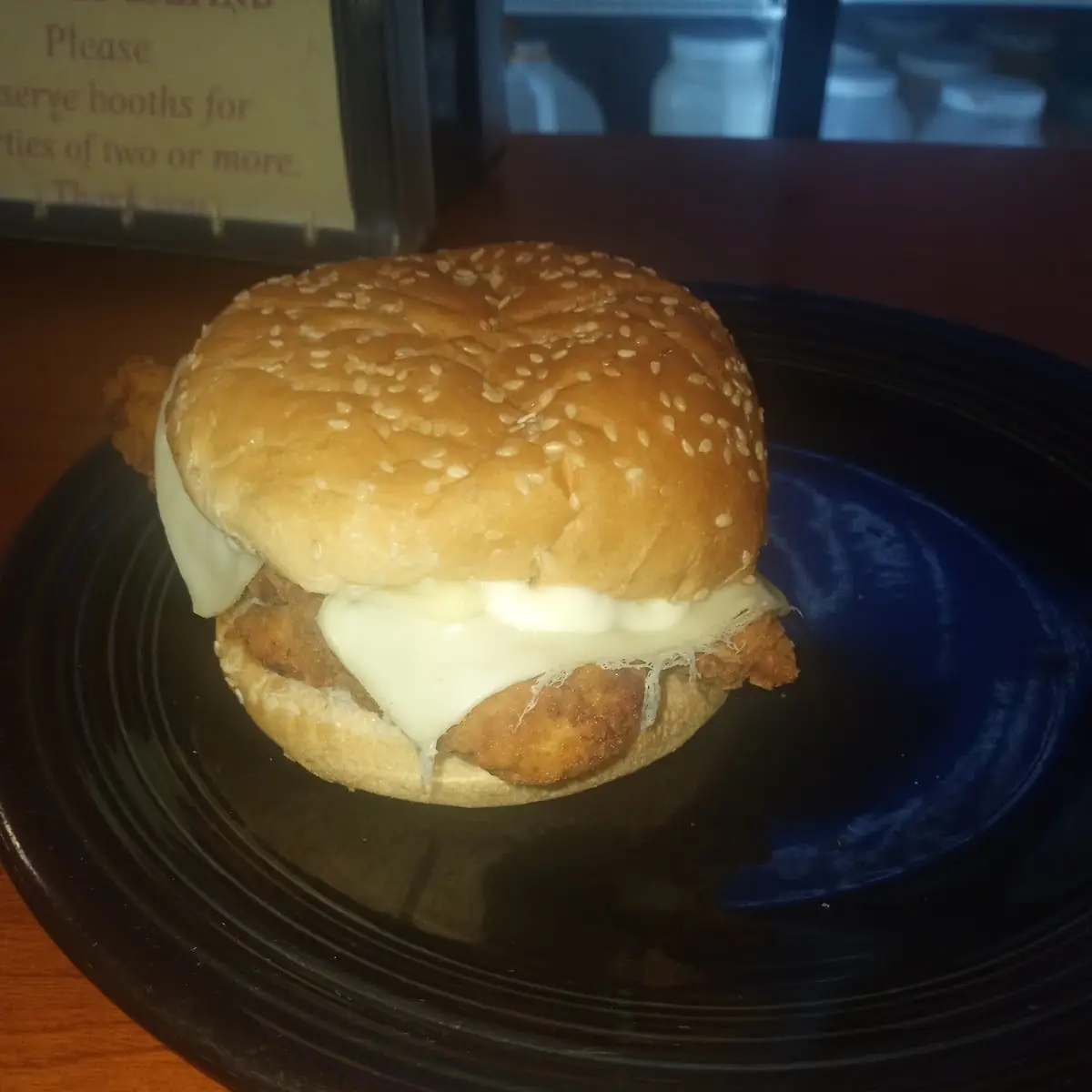 Crispy Chicken Sandwich with Lettuce Mayo and Tomato