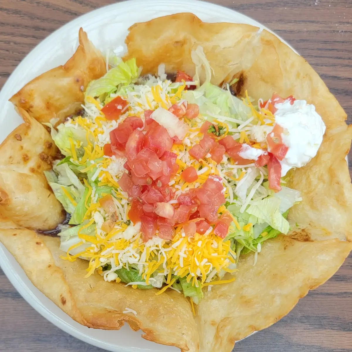 Beef Taco Salad Lunch