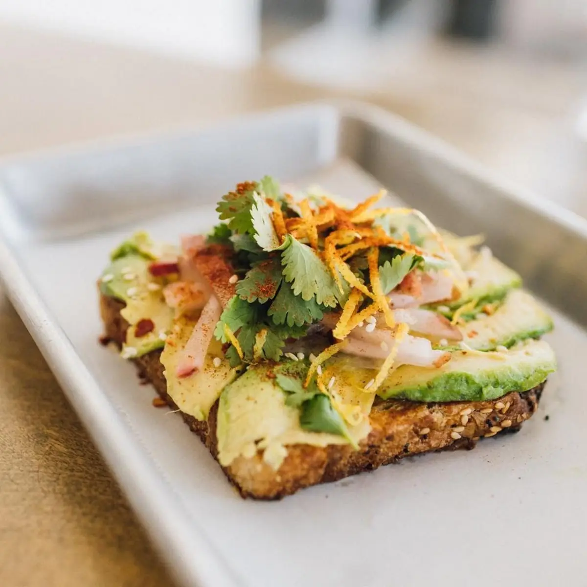 Avocado Toast on Gluten Free Bread