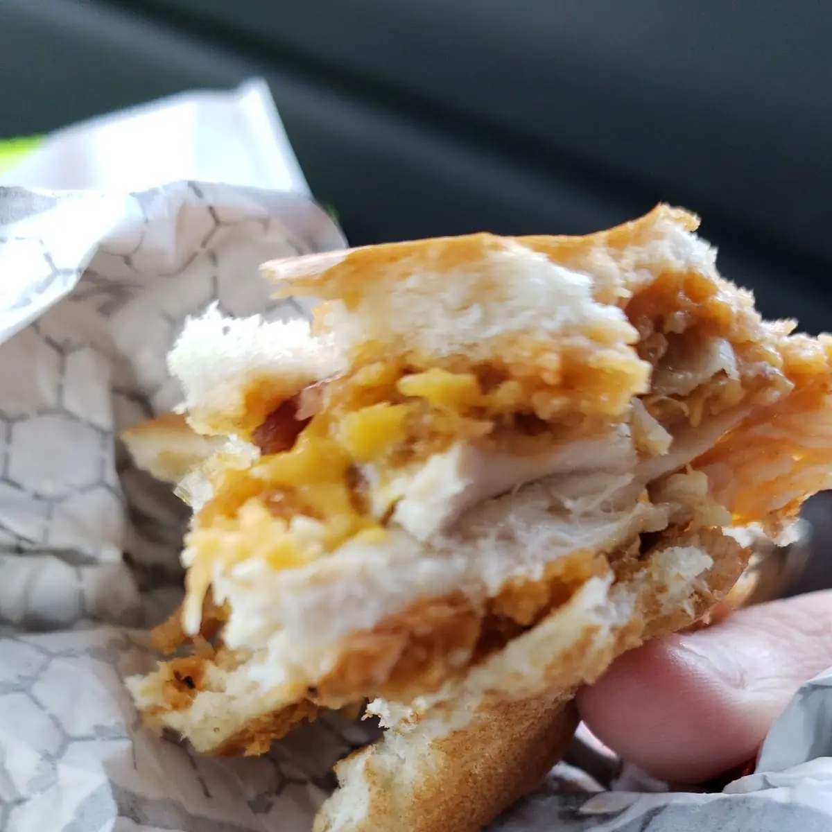 Not Freshly Fried Chicken Sandwich