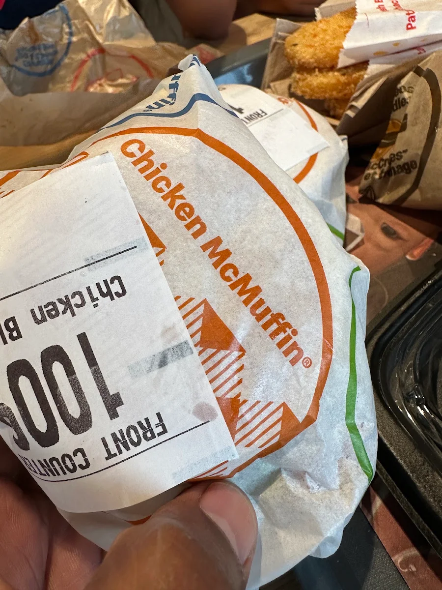 Chicken Burger with Cheese, McDonald's