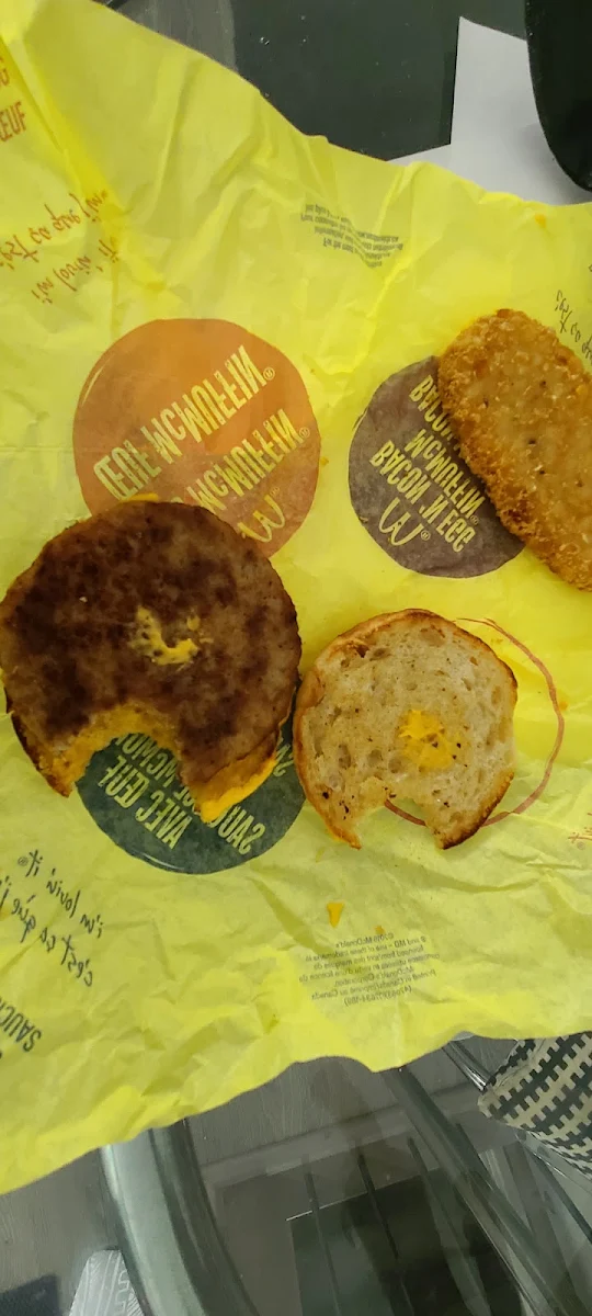 Sausage and Egg Mcmuffin Without Egg, McDonald's