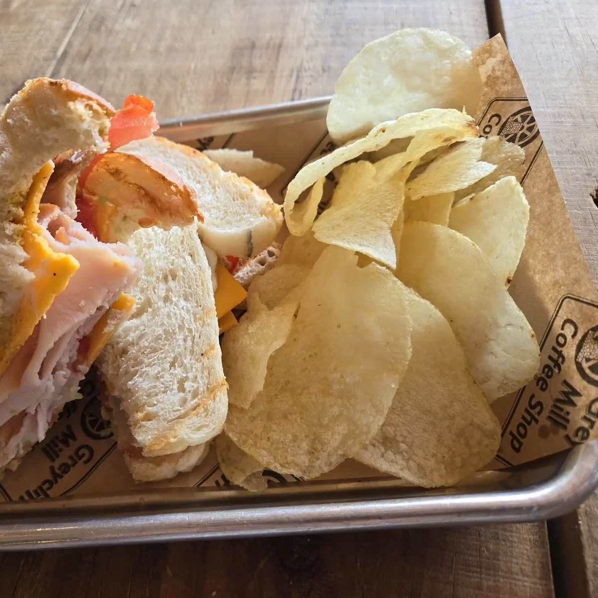 Sliced Turkey with Avocado Sandwich