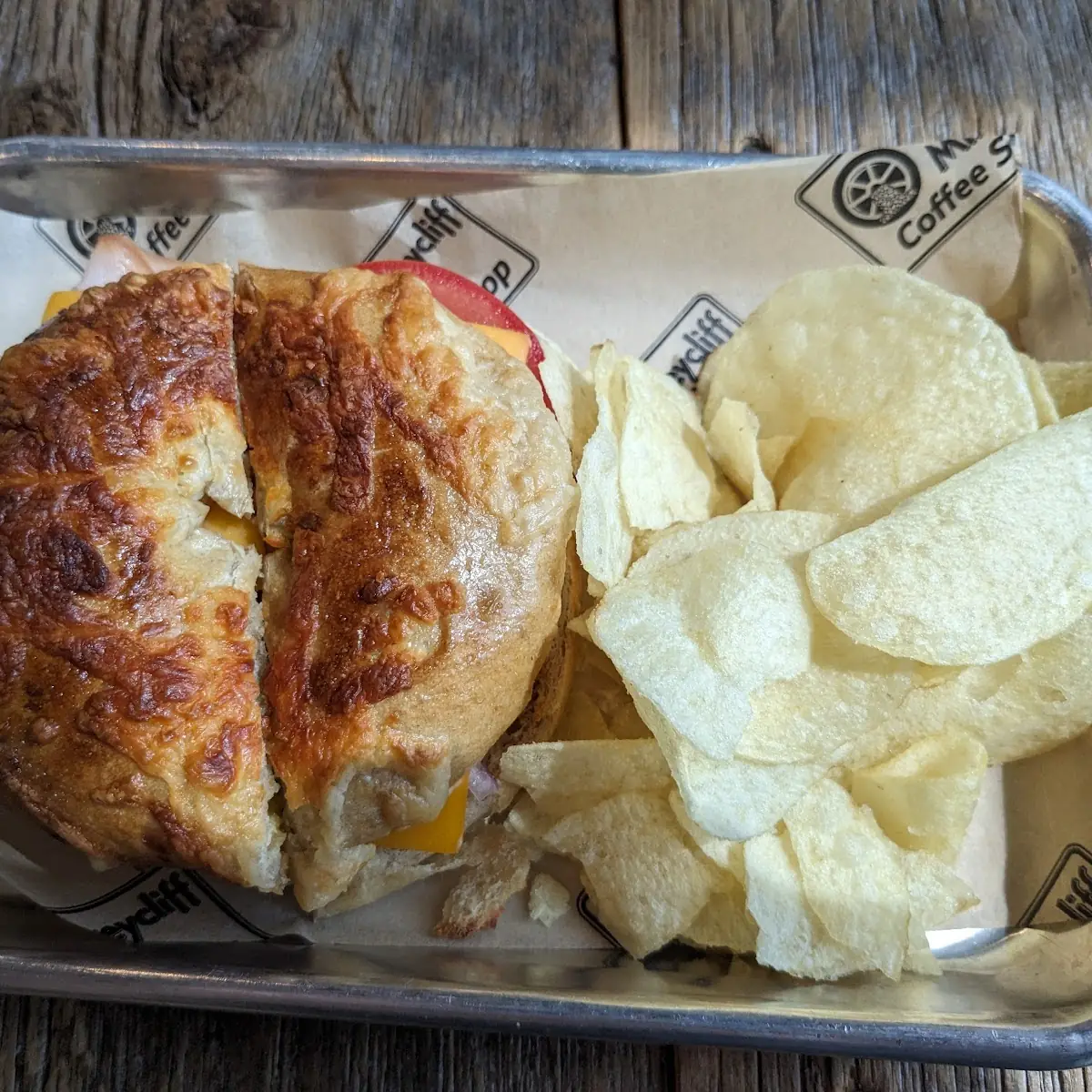 Turkey on Bagel Sandwich