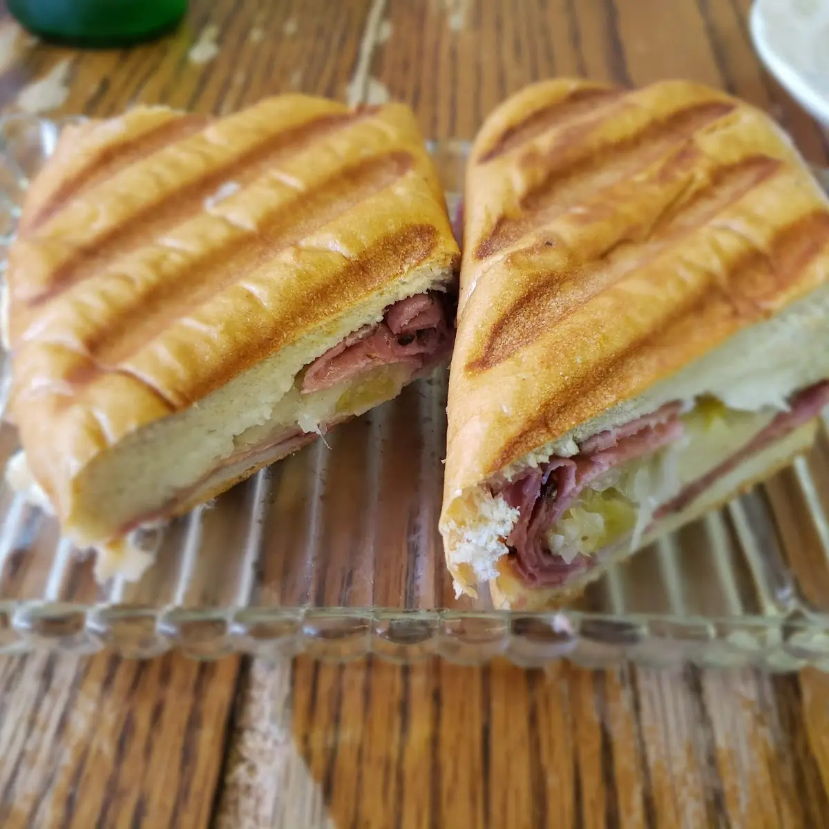 Hot Ham and Cheese Panini