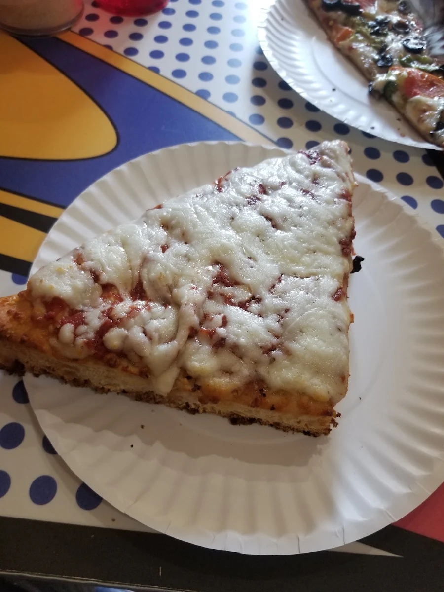 Sicilian Cheese Pizza Slice