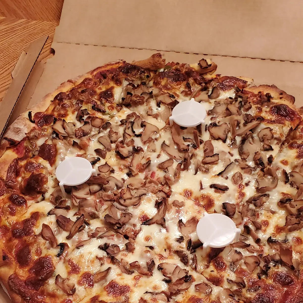 Sausage and Mushroom Pizza