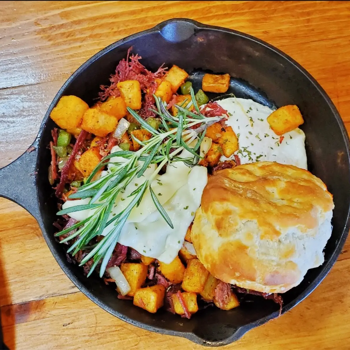Crab Cake Hash
