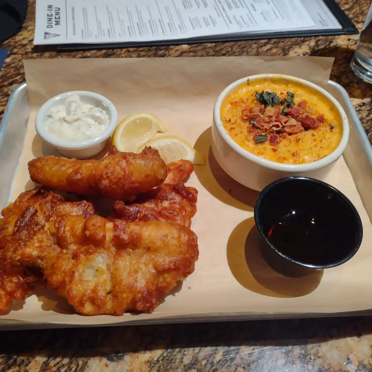 BJ's Brewhouse Blonde Fish 'N' Chips
