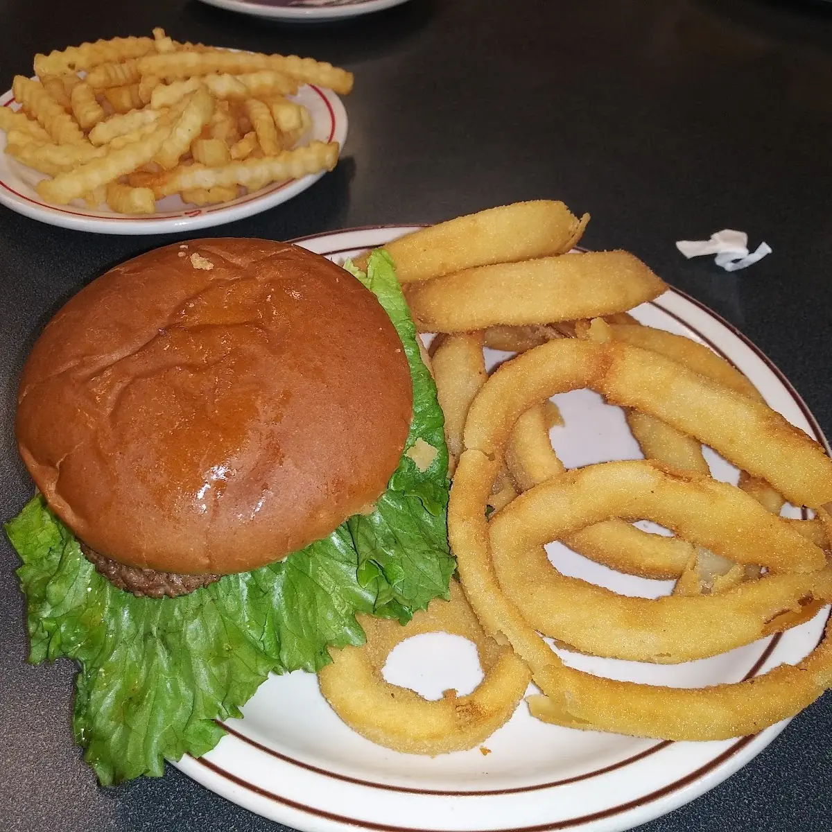 wings and fries