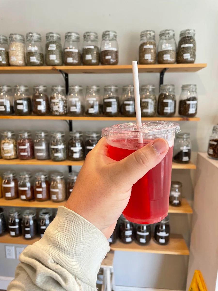 Blood Orange Mango Iced Tea