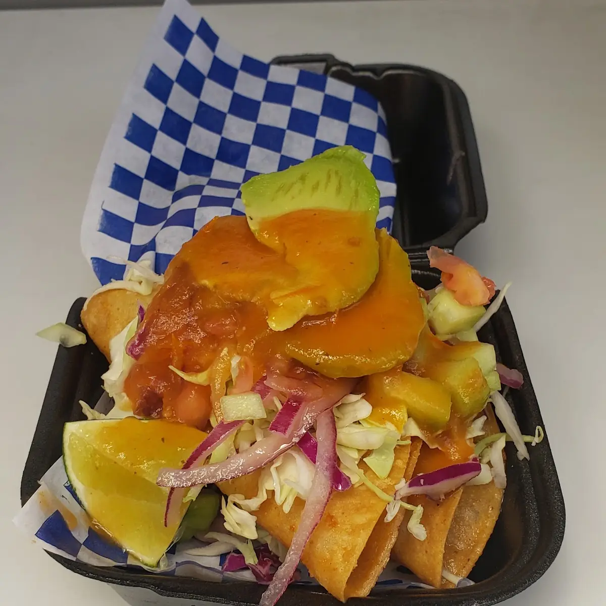 Tacos Dorados de Camaron