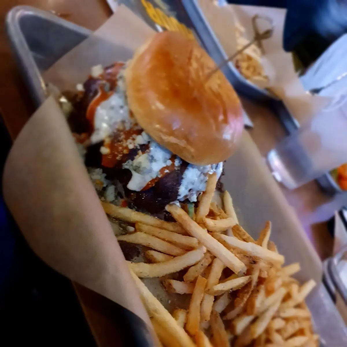 Cheese Curd Bacon Burger