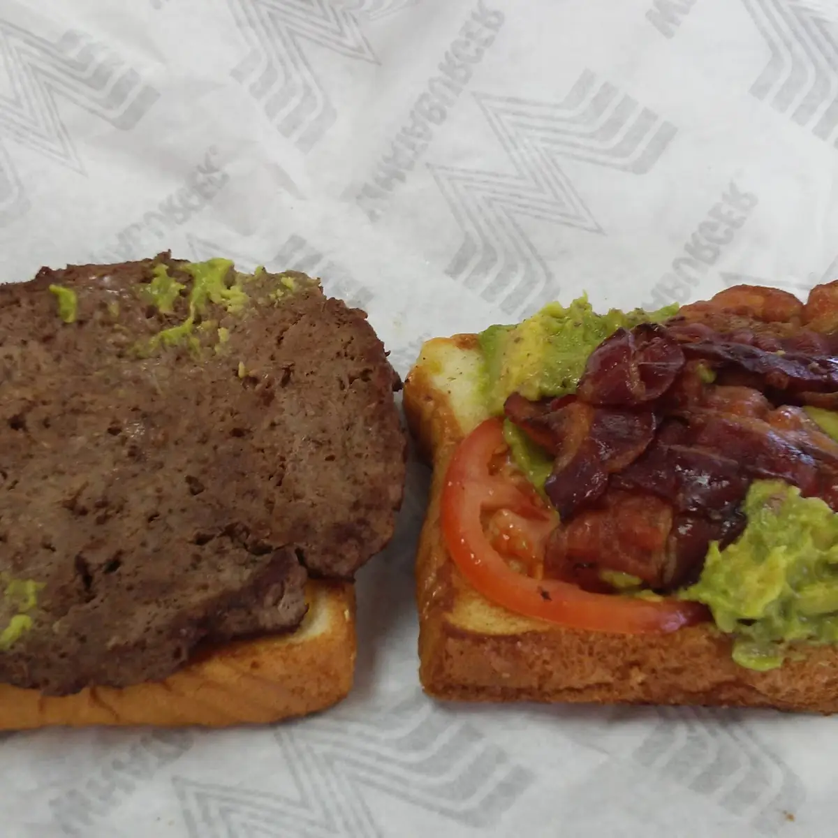 Avocado Bacon Cheeseburger