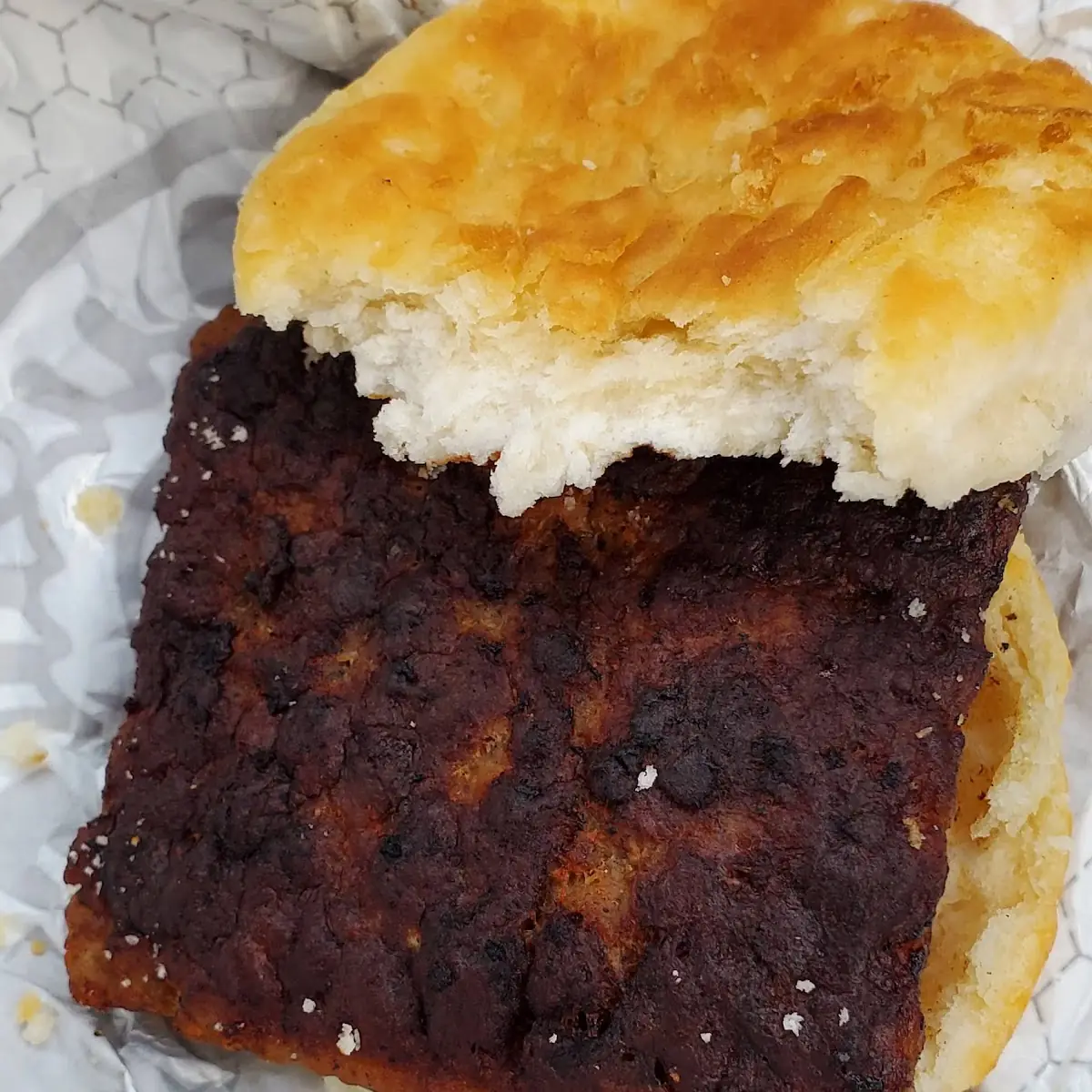 Sausage Biscuit Supposed to Be