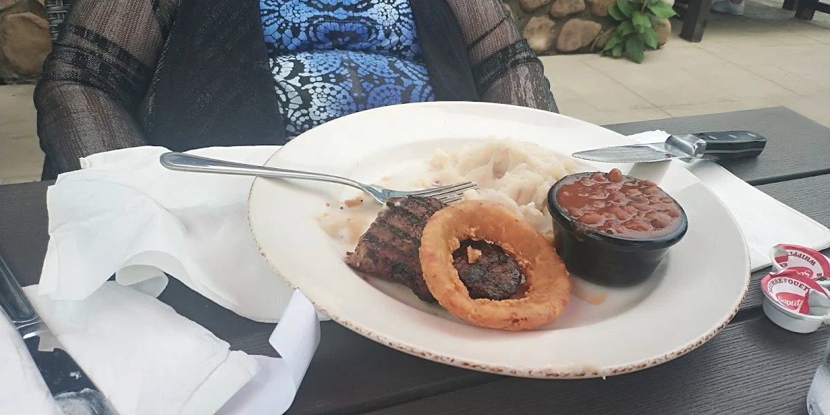 Steak Dinner, Montana’s BBQ & Bar