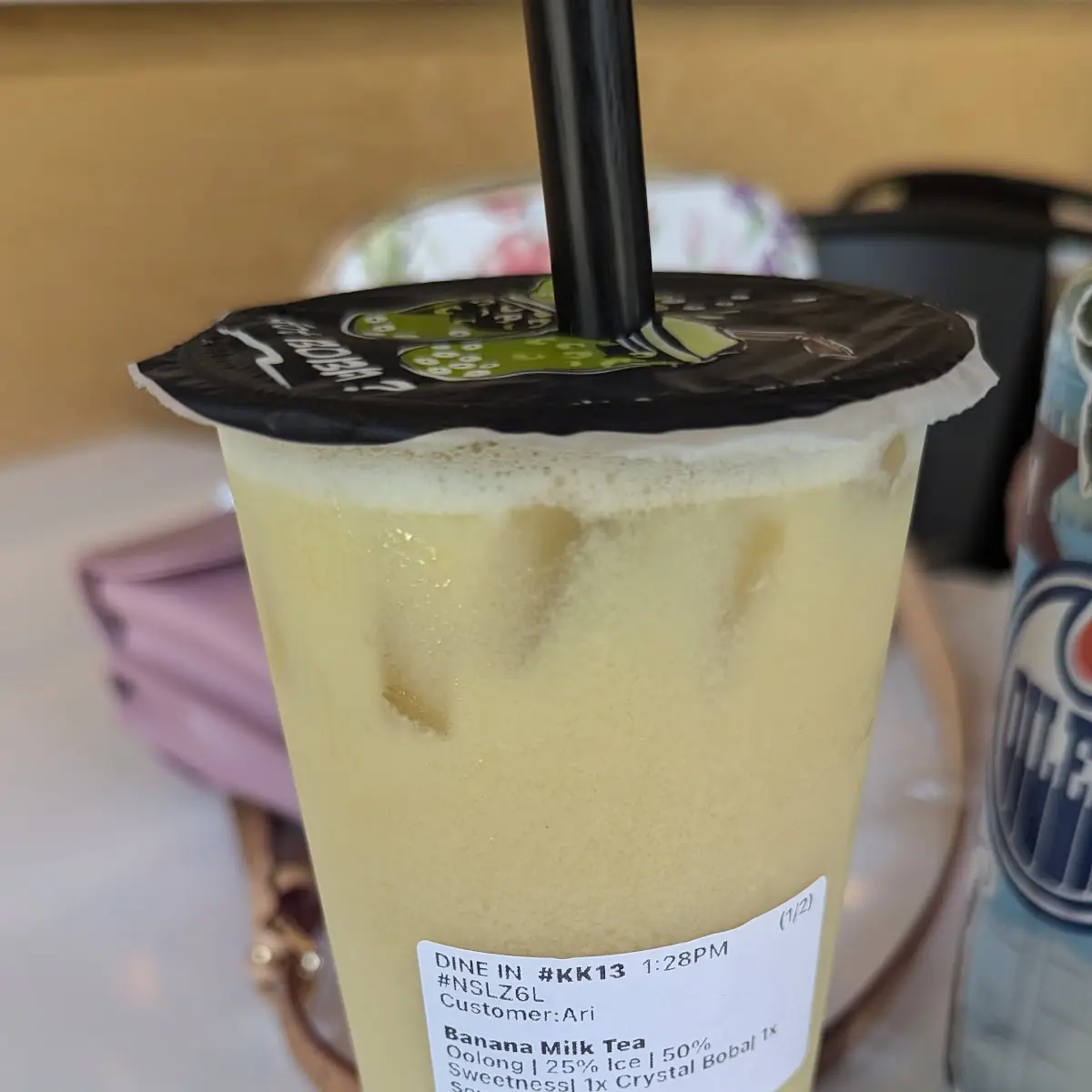 Banana Soy Milk Boba