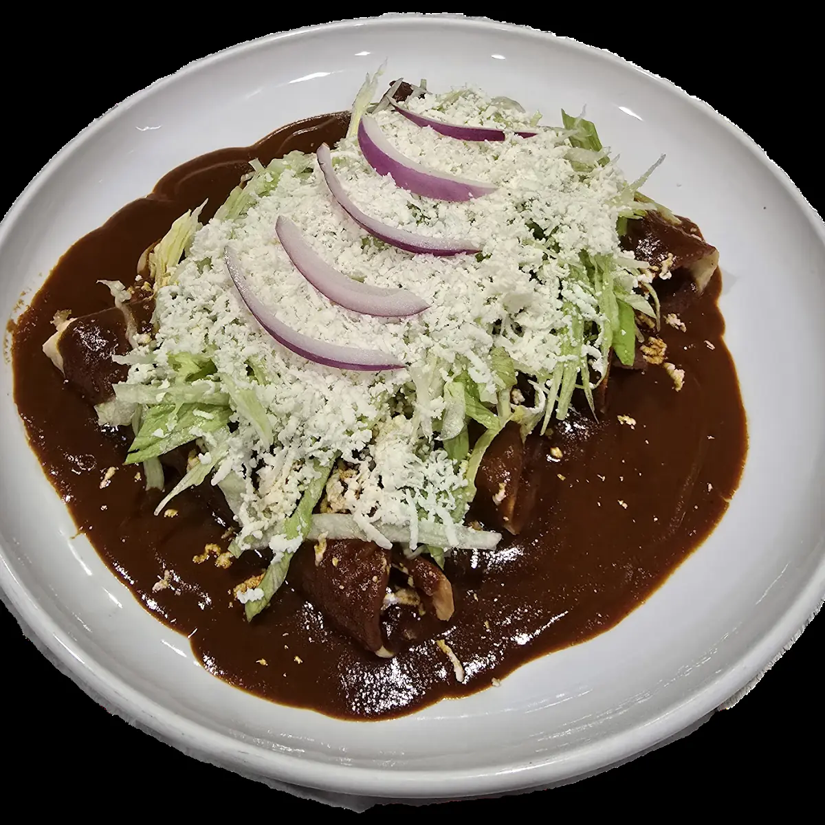 Mole Enchiladas Enmoladas