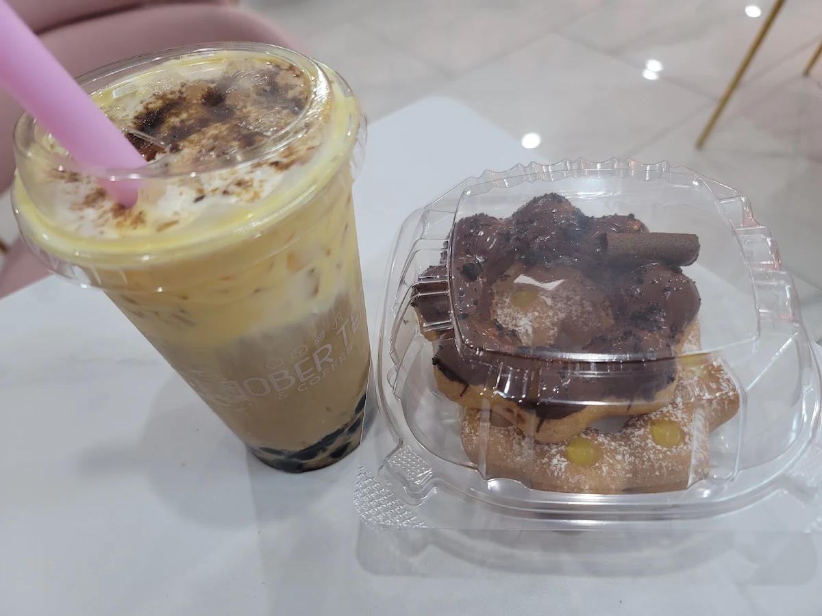 Egg Custard Vietnamese Cloud Coffee & Mochi Donut