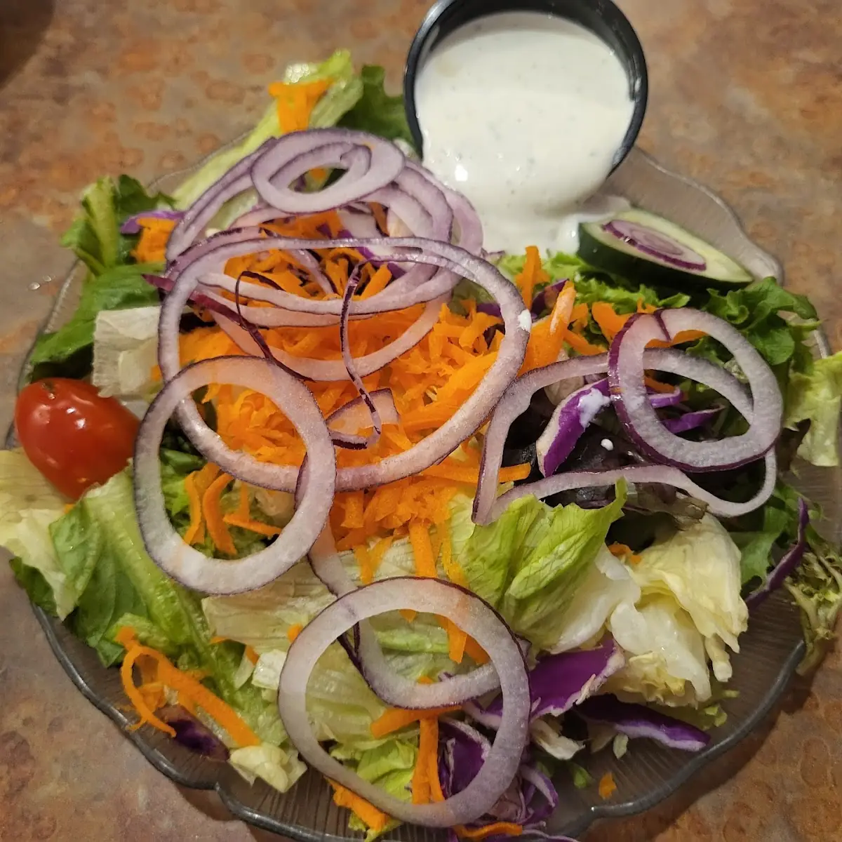 Ranch Salad Extra Onion