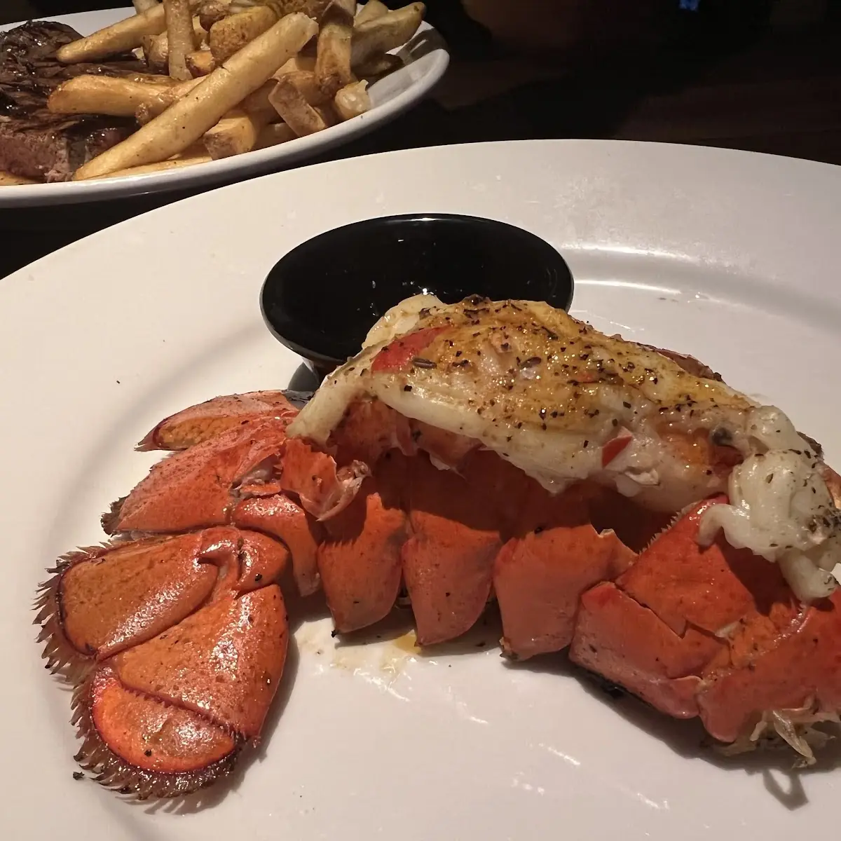 Roasted Lobster Tail with Butter Sauce