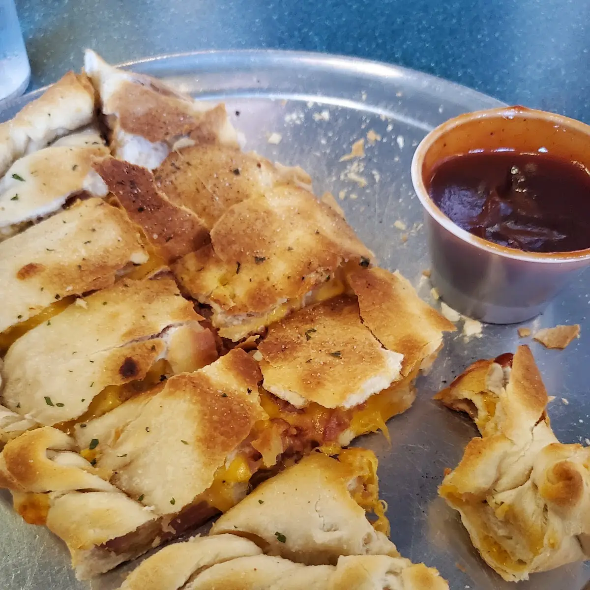BBQ Chicken Calzone