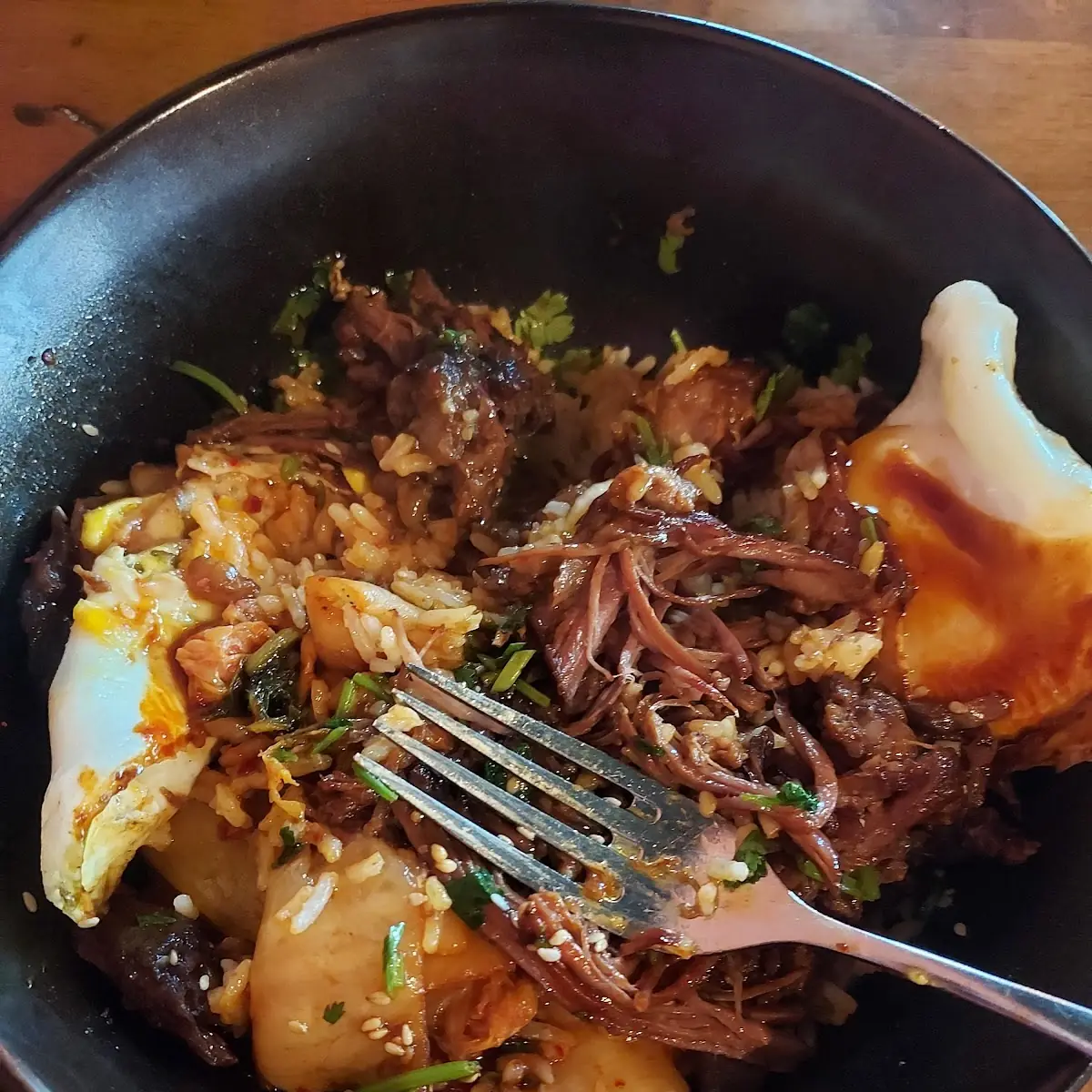 Short Rib and Eggs