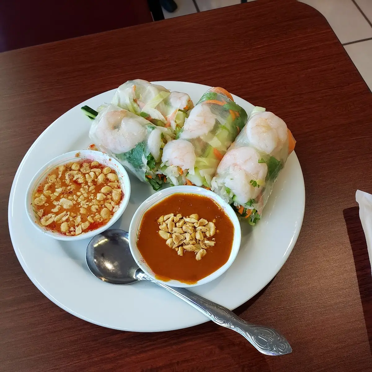Spring Rolls with Shrimps