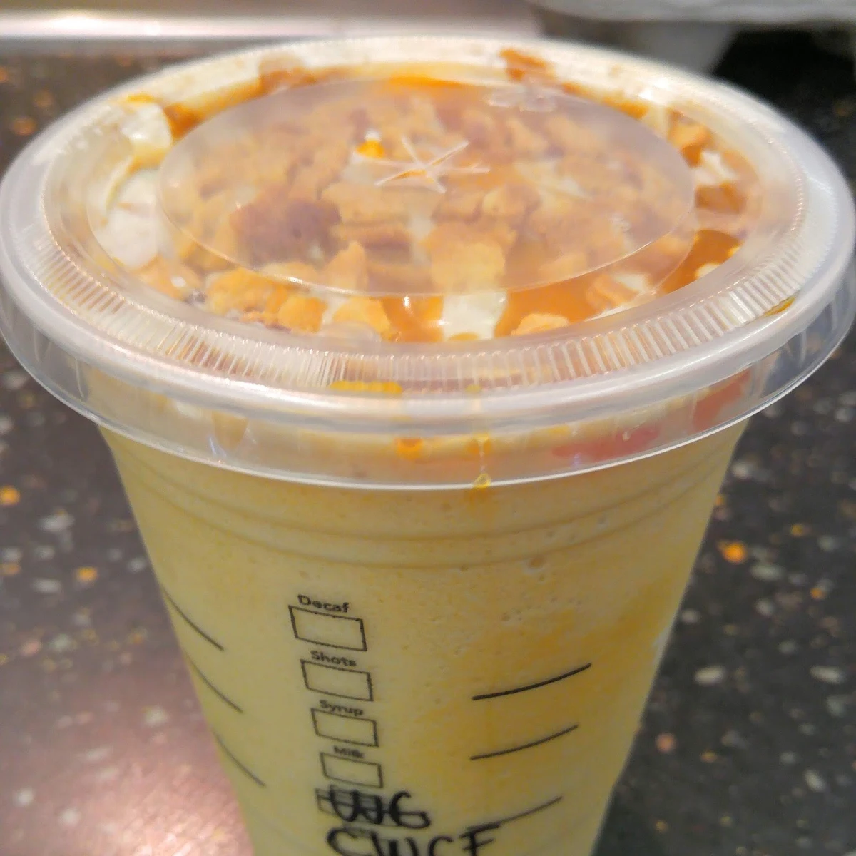 Caramel Waffle Cone Frappuccino