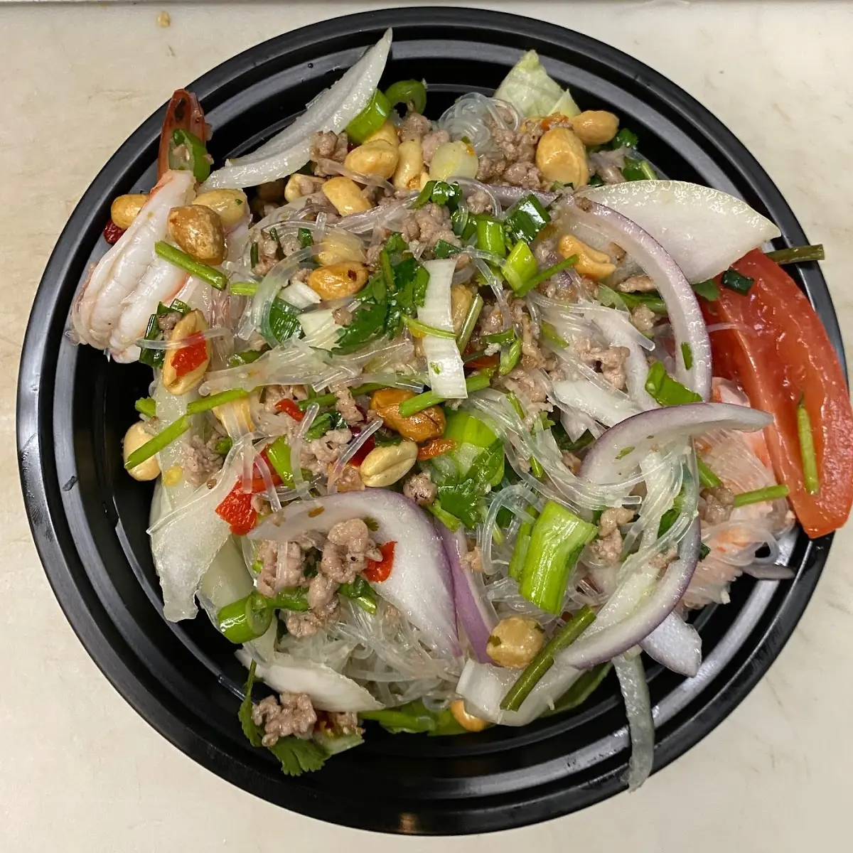 Koong Nam Pla Salad-Raw Gluten Free