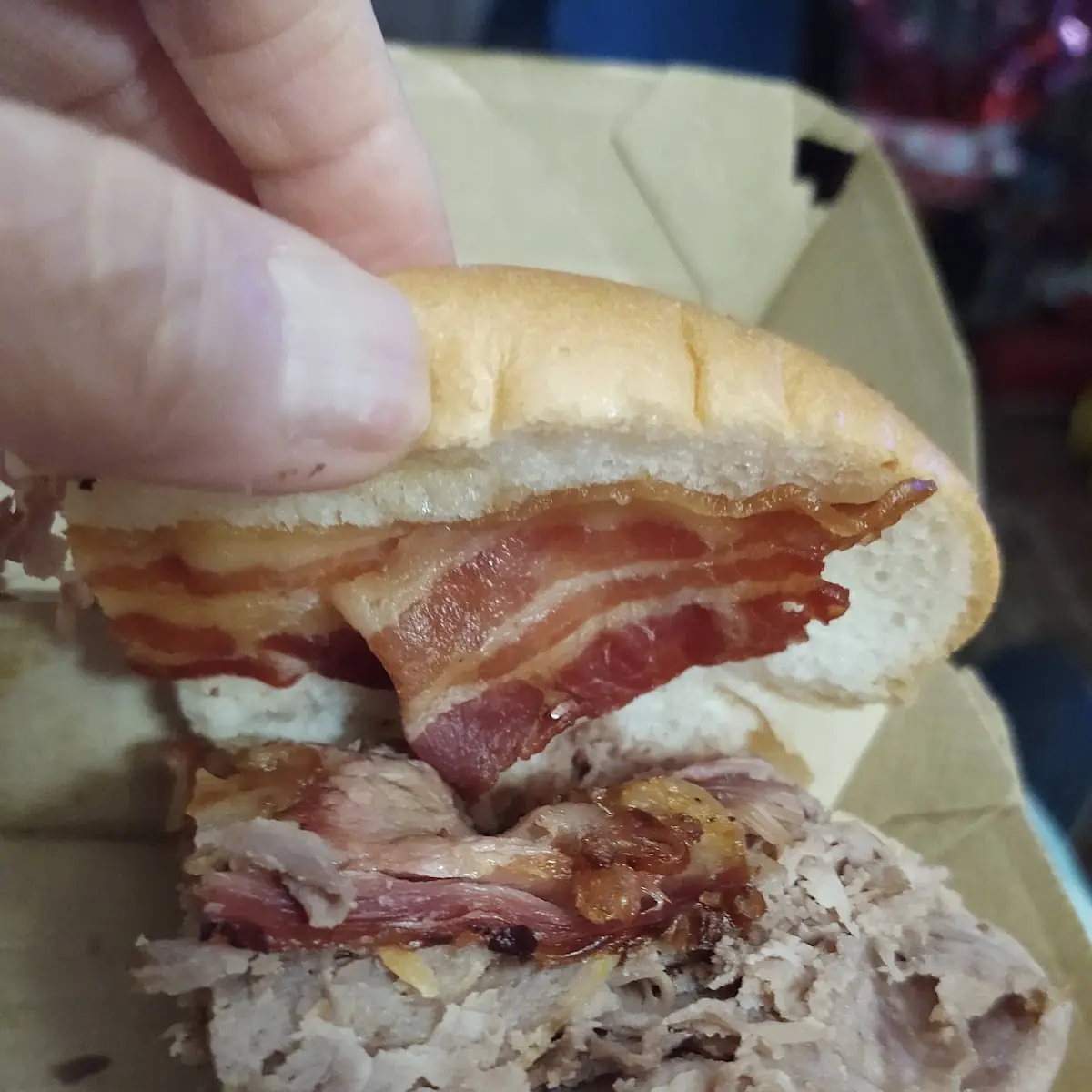 Bacon Brisket Sandwich