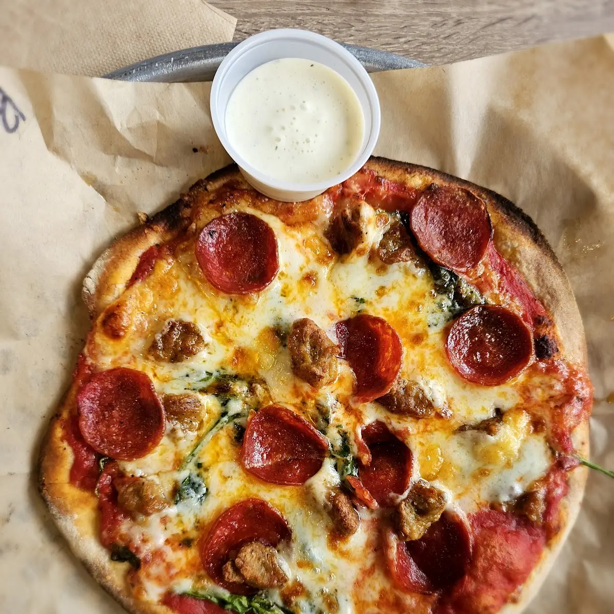 Pepperoni Sausage Pizza