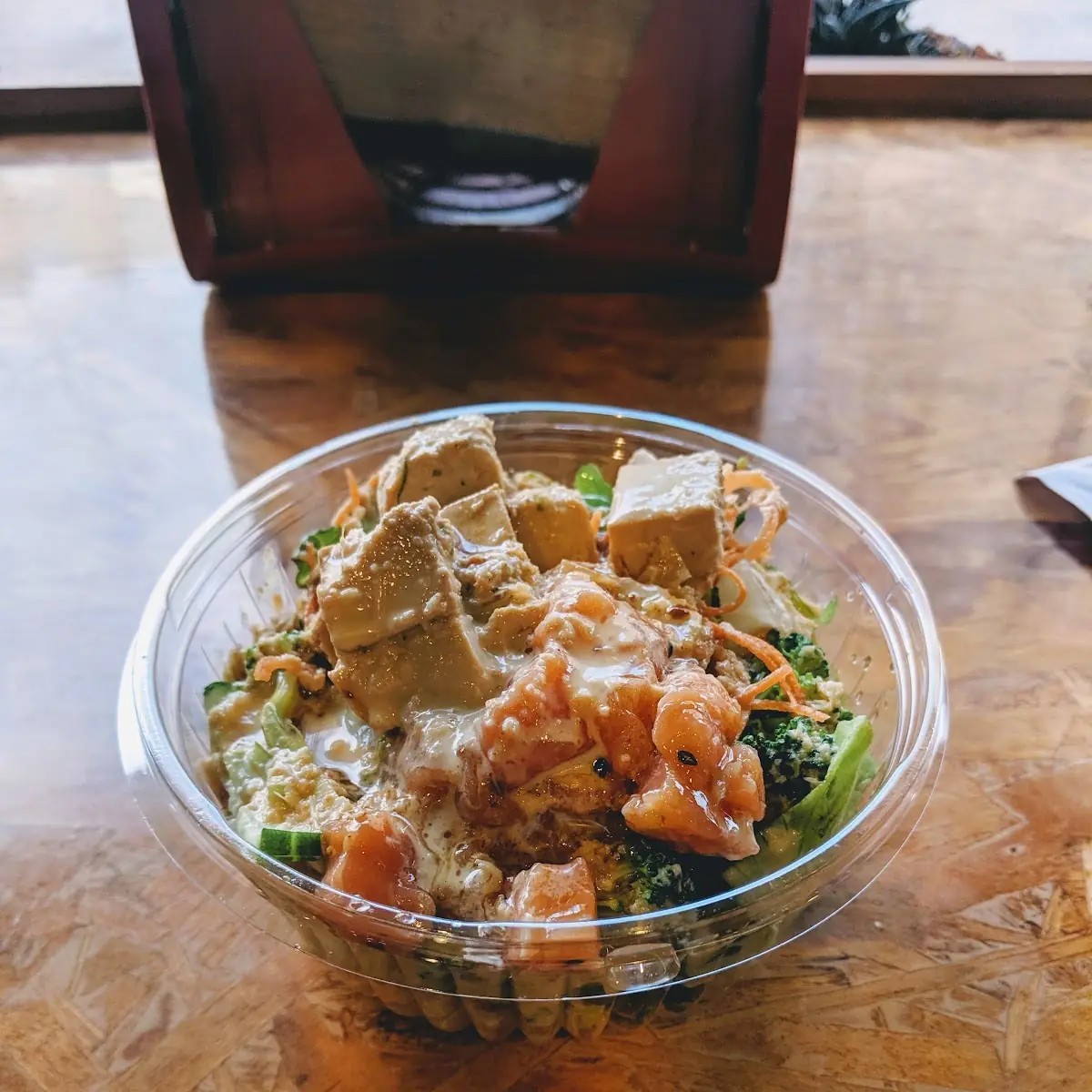 Spicy Salmon Tofu