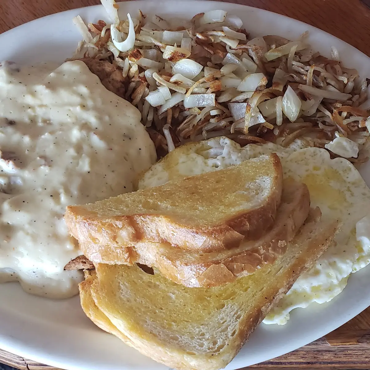 Country Fried Steak and Eggs